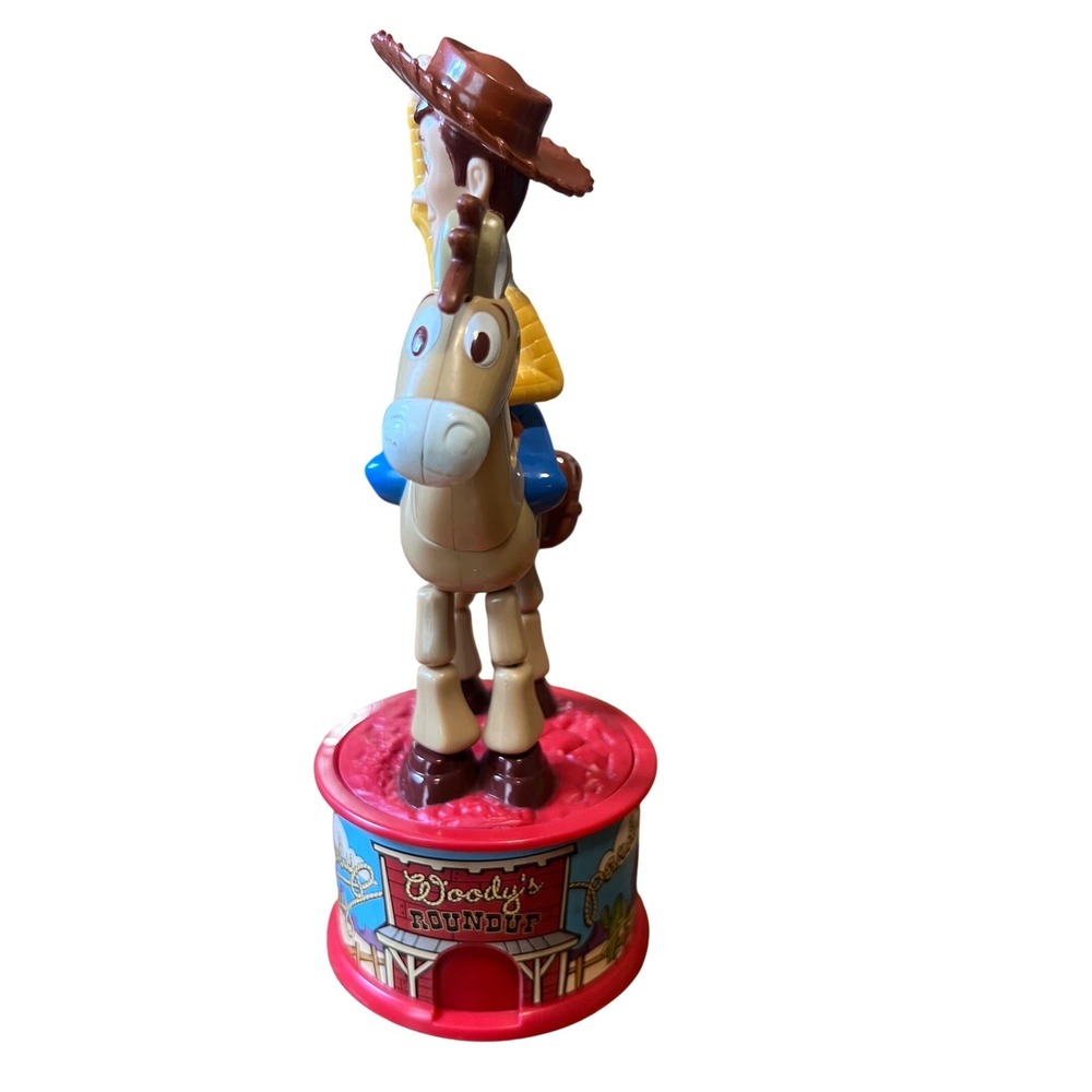 Mcdonald's Disney Pixar Toy Story 2 Woody's Roundup Woody and Bullseye Figure - Picture 2 of 11